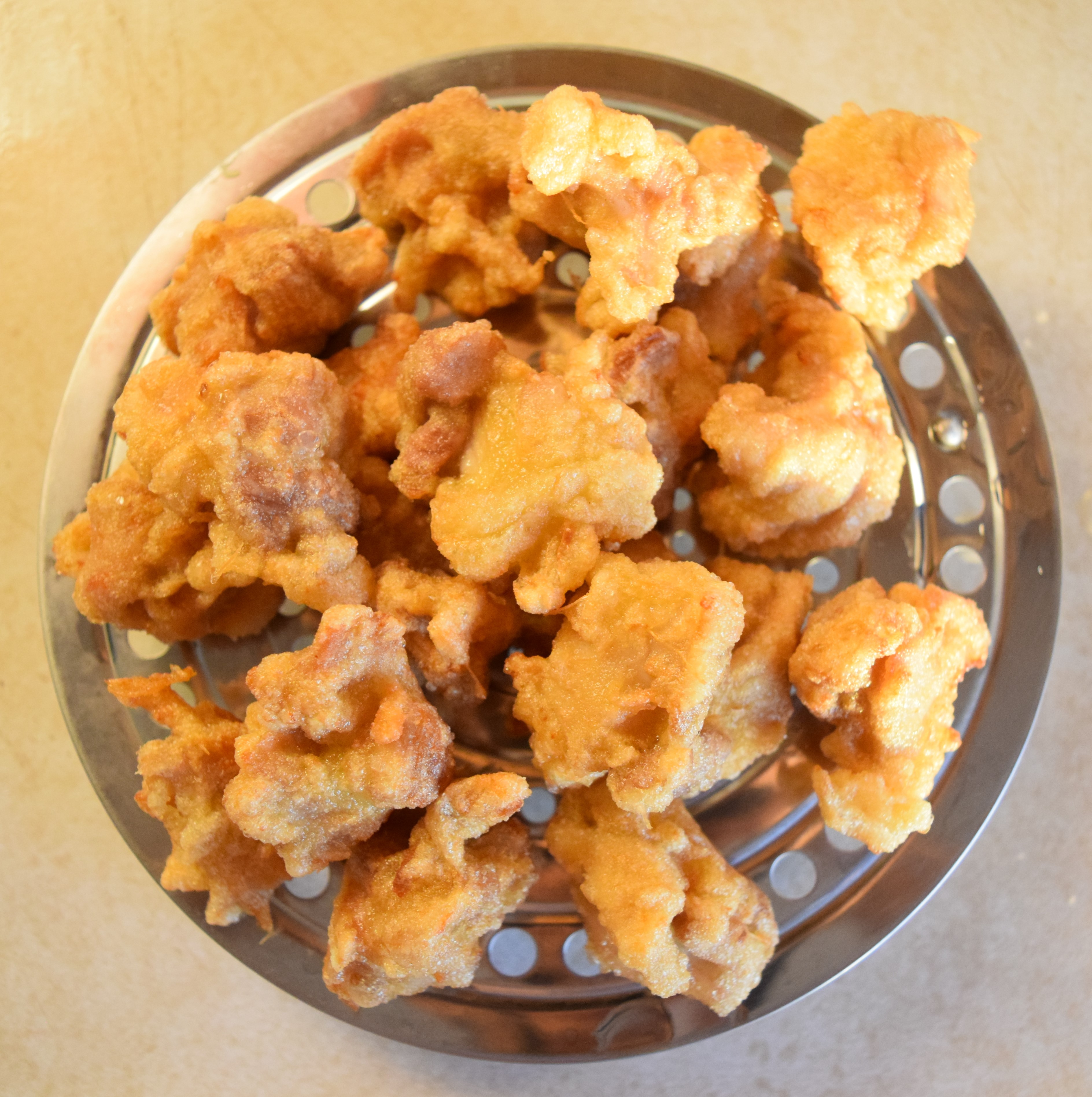 First round of frying